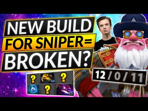 NEW SNIPER Strategy is FREE MMR - BROKEN BUILD + HARD CARRY Tips - Dota 2 Guide