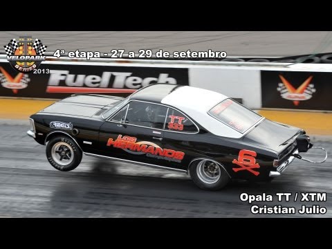 Opala 6 cil Turbo XTM - Cristian Julio - 4ª etapa Velopark Arrancada 2013