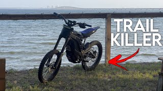 Clearing Out Trails On My E-Ride Pro 2.0 With A Mini Machete