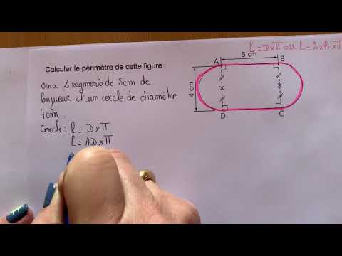 Périmètre d'une figure composée (6e/5e)