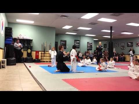 Miko's Karate Promotion to orange belt