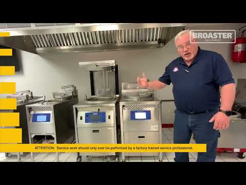 Broaster 1800 PRESSURE FRYER, GAS with Computer Controls, Built-in Filter - 65,000 BTU / 120V 2 image