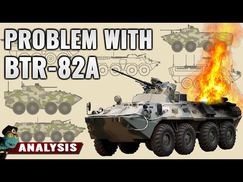 The problem with the Russian BTR-82A fighting vehicle