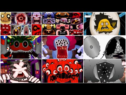 One Night at Flumpty's 1-9 all jumpscares