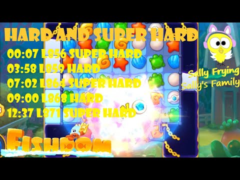 Fishdom level 856 hard group 856 + 859 + 864 + 868 + 871