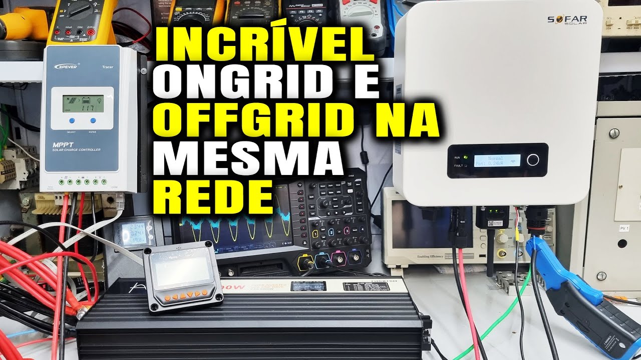 OnGrid injetando no OffGrid com Microredes e Acoplamento AC