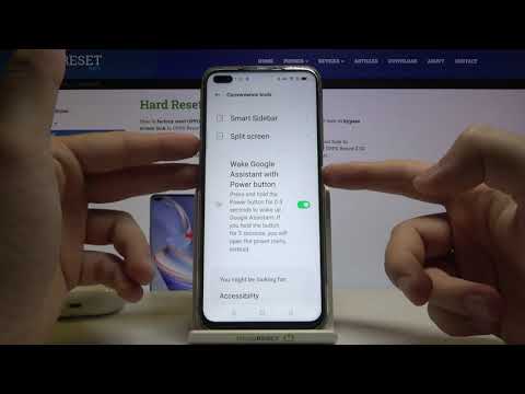 How to Add / Remove Google Assistant to / from Power Key on OPPO Reno4 Z 5G