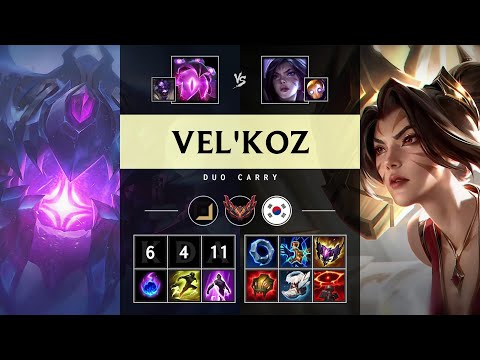 Vel'Koz Carry vs Kai'Sa - KR Grandmaster Patch 25.14