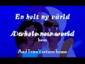 Aladdin A Whole New World Swedish
