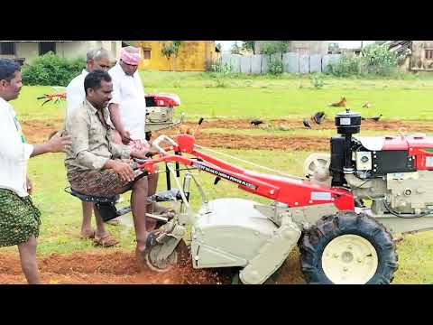 Demonstration of VST Shakti 165 DI S power tiller at Kalyanadurgam |POWER TILLER| 165DIS|VST