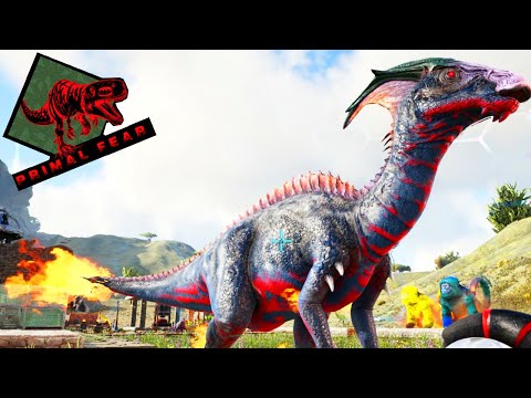 ARK PRIMAL FEAR #74 - Esse PARASSAURO é CARNÍVORO! WHAT???