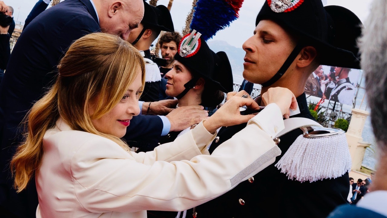 GIORGIA MELONI PARTECIPA ALLE CELEBRAZIONI DEL 212° ANNIVERSARIO DELL'ARMA DEI CARABINIERI