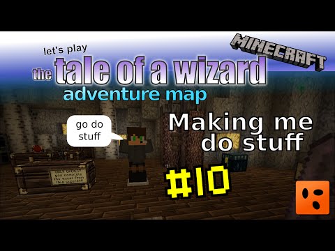 Armchair (channel is sleepy) - Minecraft – Tale of a Wizard #10 - Making me do stuff
