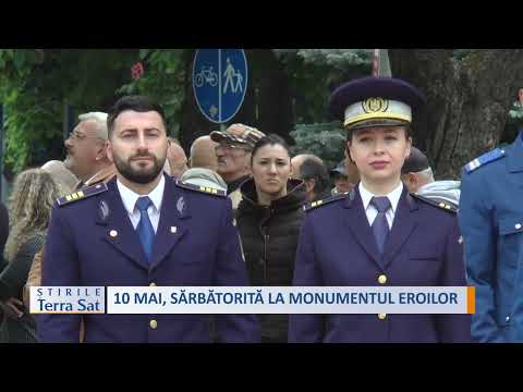 10 MAI, SĂRBĂTORITĂ LA MONUMENTUL EROILOR