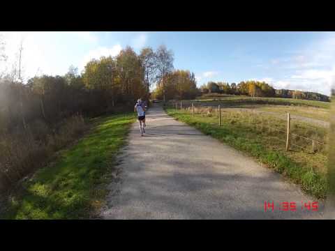 Å-stadsloppet 2014 - 21,1 km (Löparperspektiv, kort)