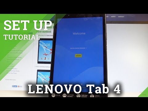 How to Set Up LENOVO Tab 4 LTE - Tablet Activation & Configuration |HardReset.Info