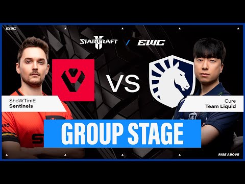 ShoWTimE vs. Cure | StarCraft II at EWC 25 - Day 1 -  Group Stage