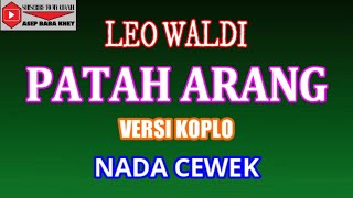 Download lagu KARAOKE VERSI KOPLO PATAH ARANG - LEO WALDY (COVER) NADA CEWEK mp3 Download lagu KARAOKE VERSI KOPLO PATAH ARANG - LEO WALDY (COVER) NADA CEWEK mp3