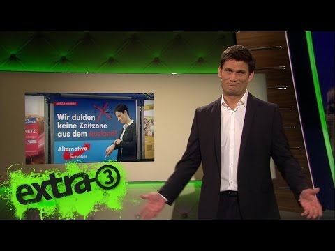 Christian Ehring zu Zeitumstellung und Sigmar Gabriel | extra 3 | NDR