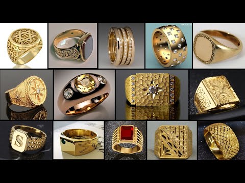 Good Looking Gold ring for jants | Antique Gold Ring designs | latest gold ring for male