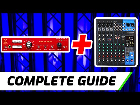 How To Connect Microphone Preamp To Yamaha MG10XU