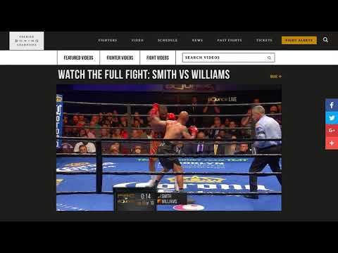 Smith vs Williams FULL FIGHT PREVIEW: November 18, 2017 - PBC on Bounce