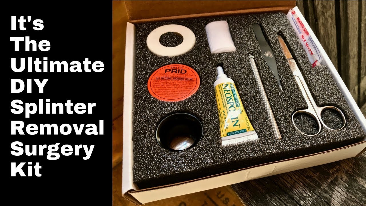 My Whizbang Splinter Removal Surgery Kit