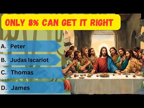 The Ultimate BIBLE QUIZ All Levels -  10 Questions. Easy, Moderate and Hard