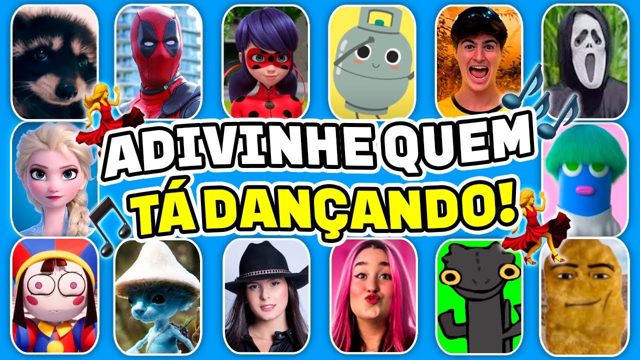 ADIVINHE QUEM TÁ DANÇANDO! 💃🎵 Pedro Pedro, Ana Castela, Amostradinho, Deadpool, Ó U Gás, Emily Vick
