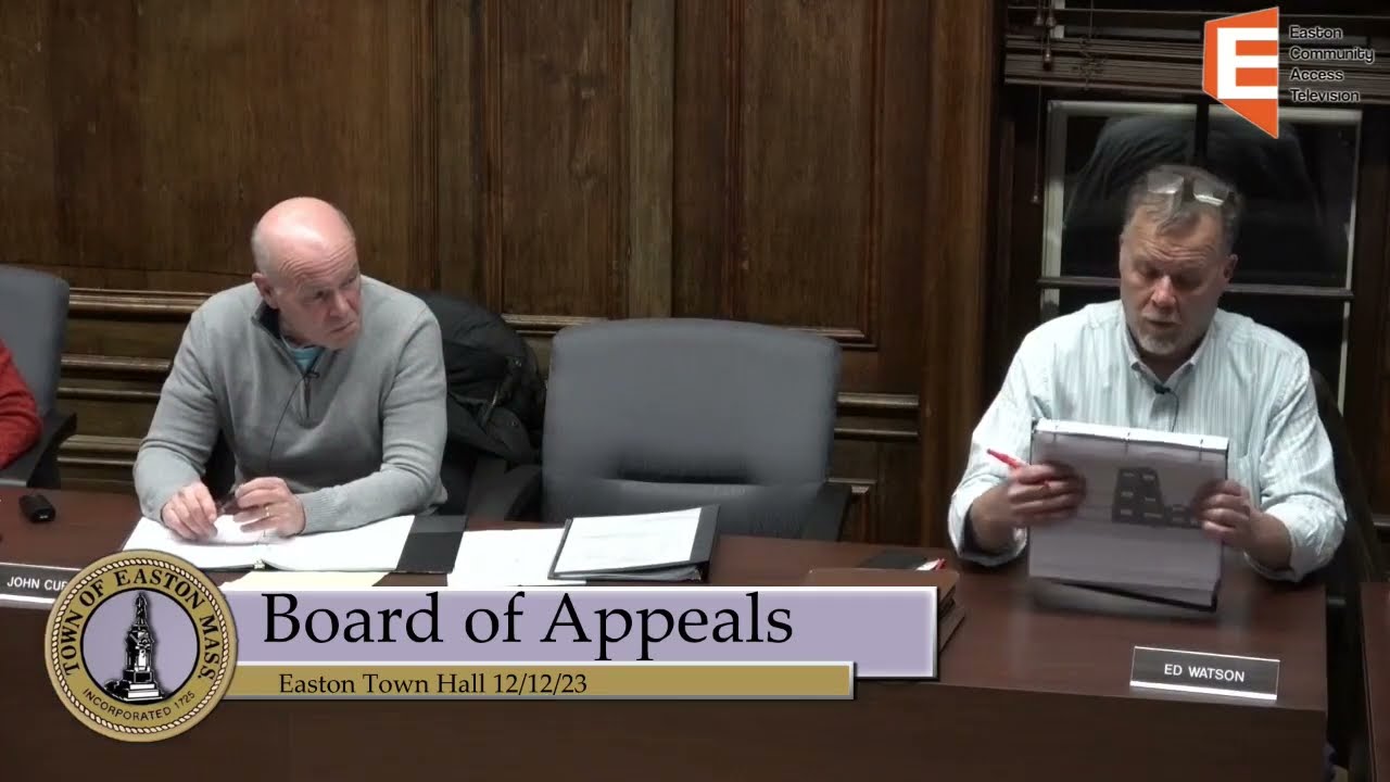 Board Of Appeals 12/12/23