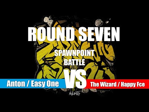 Anton & Easy One vs The Wizard & Happy Face | ROUND SEVEN | SPAWNPOINT BATTLE