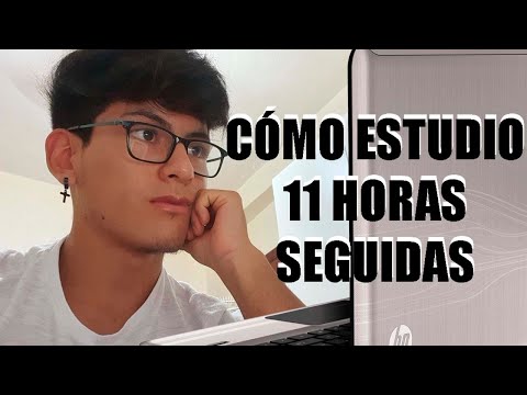 Cómo estudio 11 horas al día