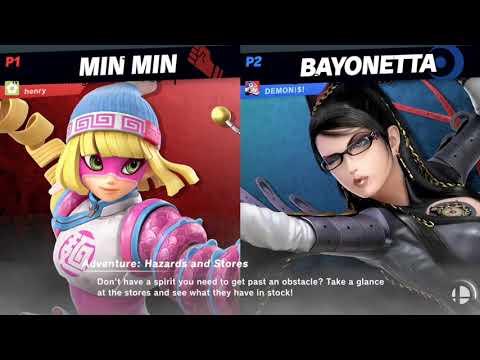 MSM 53 SSBU Online Tournament - PinkShirtGuy (Min Min) vs. Demon (Bayonetta) Winners Top 128