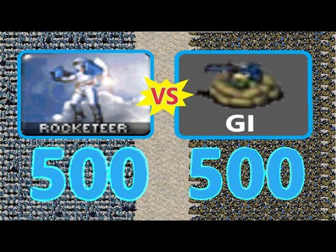Rocketeers vs Gi's Deployed - Red Alert 2