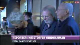 Benny with Eva Dahlgren at &quot;Music Hall Of Fame&quot; Announcement (Sweden, 2014)