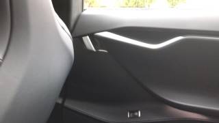 How to open Tesla Model S rear doors in a full power loss