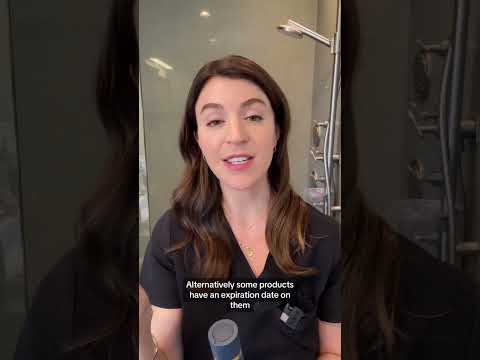 How to know when skincare is expired or how long skincare products will last. #dermatologist