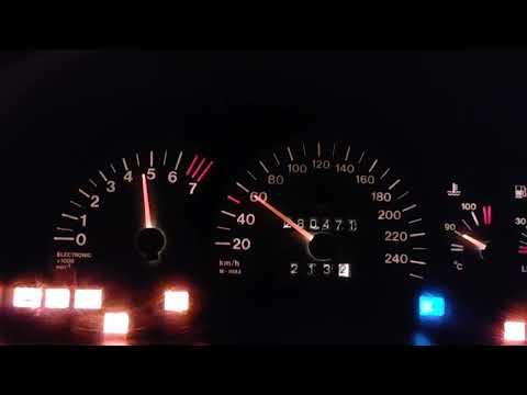 Ultra-mega slow acceleration 0-100 on Opel Calibra x20xev automatic gearbox (Near dead engine)