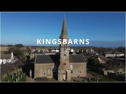 Explore Kingsbarns Parish Church | Stunning Drone Views of Scotland's Historic Landmark