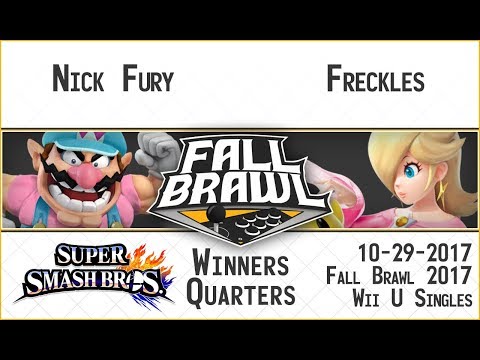 Fall Brawl 2017: Nick Fury (Wario) vs. Freckles (Rosa) - SSB4 Singles Winners Quarters