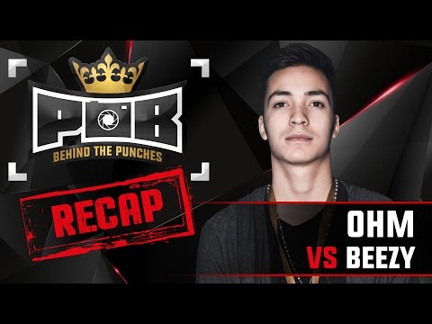 Ohm Recap vs Beezy - Behind The Punches POB LIVE 29 November