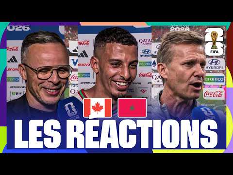 Ounahi, El Aynaoui, Ouahbi, Marsch,... les RÉACTIONS après CANADA - MAROC