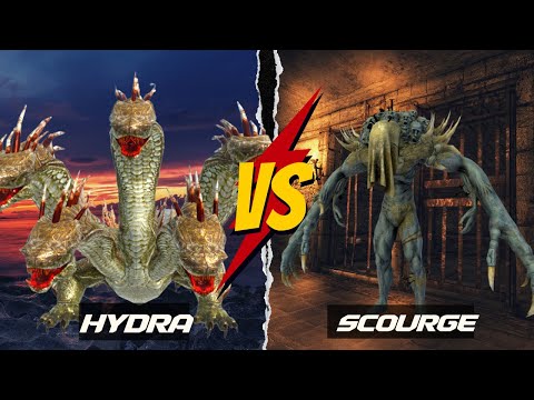Hydra vs Scourge - Animal Revolt Battle Simulator