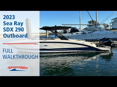 Sea Ray 290 SDX OUTBOARD video