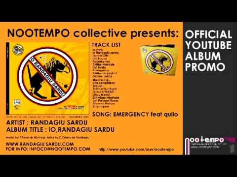 EMERGENCY RANDAGIU SARDU feat Quilo Sa Razza Su Komandanti nootempo Promo Sardegna