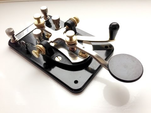 Vintage J38 telegraph key by Lionel Corporation