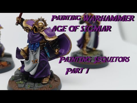 Warhammer Age of Sigmar - Painting Sequitors (part 1)