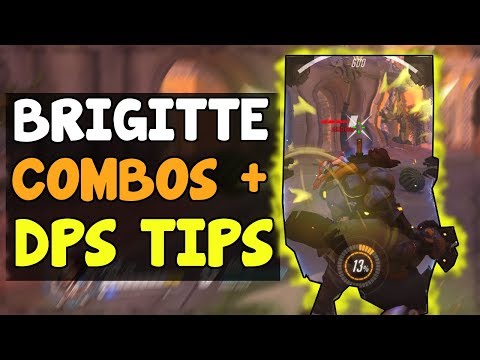 Brigitte COMBOS + TIPS vs DPS - How To Get Kills as Brigitte Guide - Overwatch Season 9 Competitive