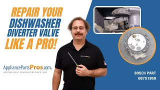 How to: Bosch, Thermador, Gaggenau Dishwasher Diverter Valve 00751950