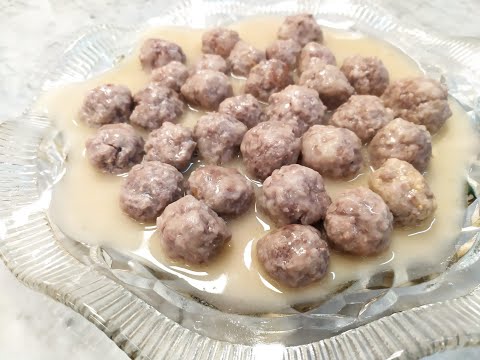 Polpette in salsa bianca